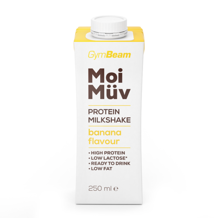 MoiMüv Protein Milkshake - GymBeam 250 ml - vanilla