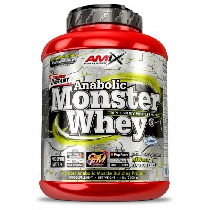 Proteín Anabolic Monster Whey - Amix 2000 g - vanilla cherry