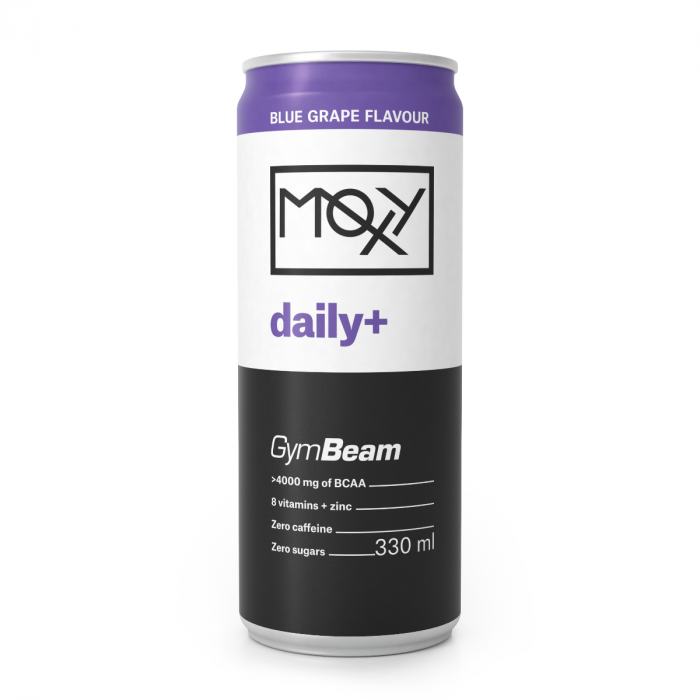 MOXY daily+ - GymBeam 330 ml - blue grape