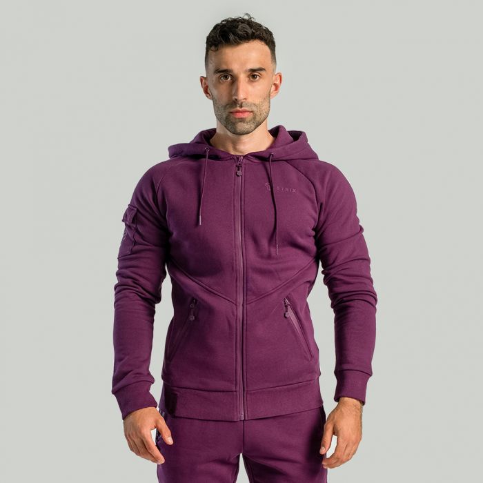 Nova Zip Up Hoodie Plum - STRIX XXL