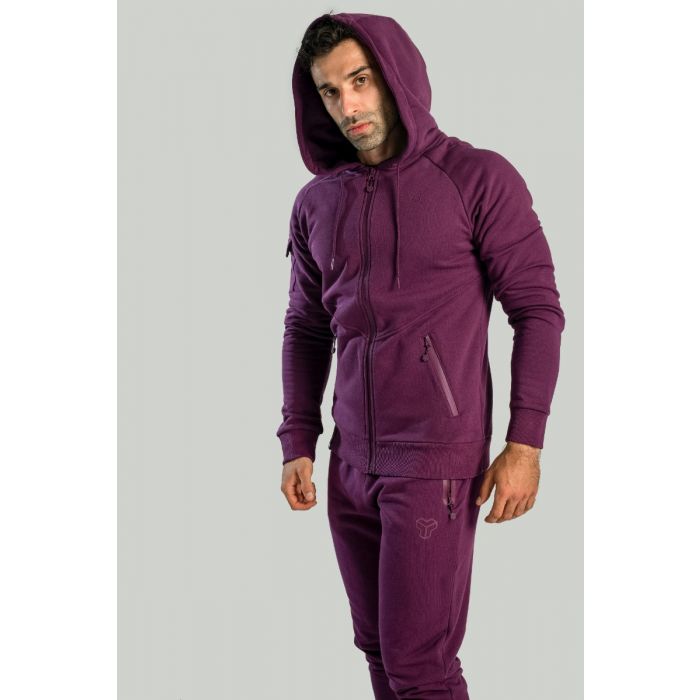Nova Zip Up Hoodie Plum - STRIX XXL