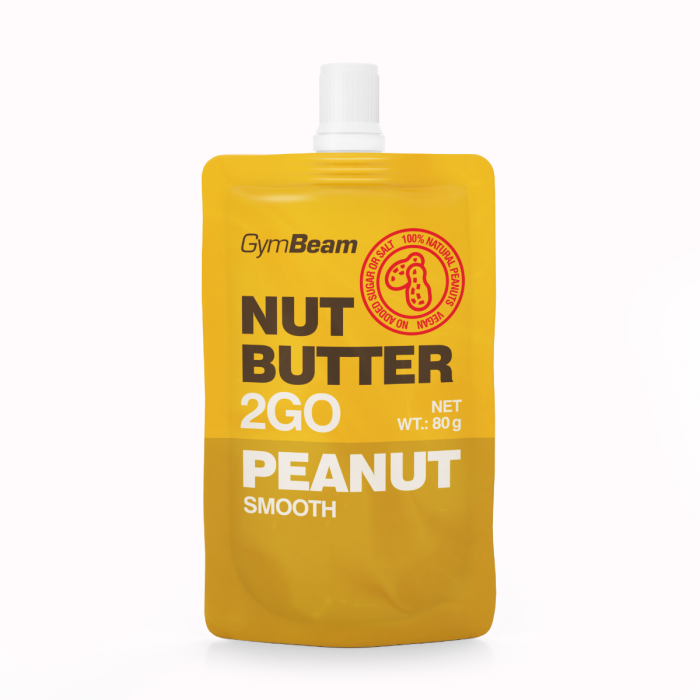 Nut Butter 2GO - peanut butter - GymBeam 20 x 80 g