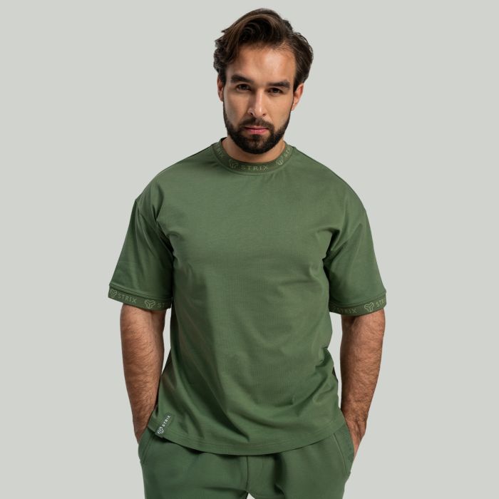 Oversized Heavy Tee Cedar Green - STRIX XXXL