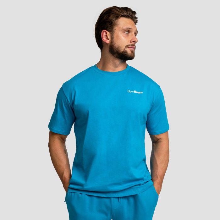 Limitless Oversized T-shirt Aquamarine - GymBeam XXL
