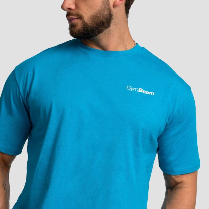 Limitless Oversized T-shirt Aquamarine - GymBeam XXL