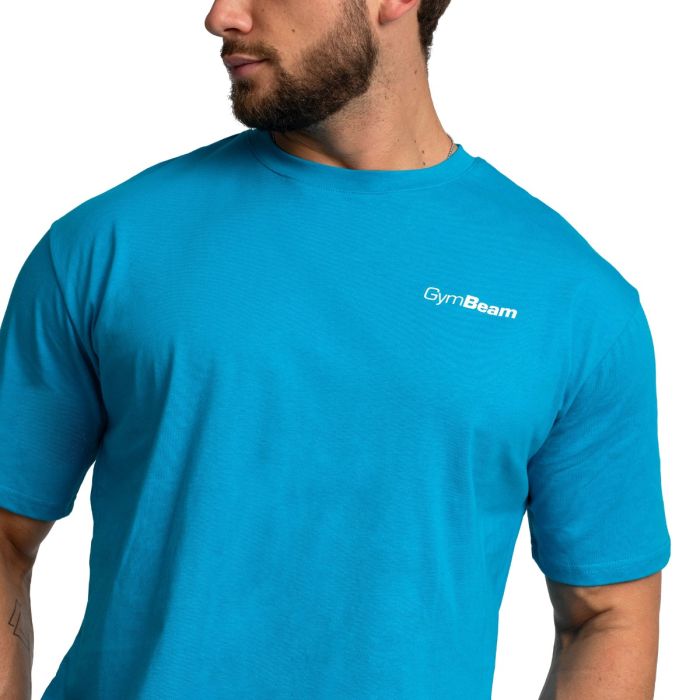 Limitless Oversized T-shirt Aquamarine - GymBeam XXL