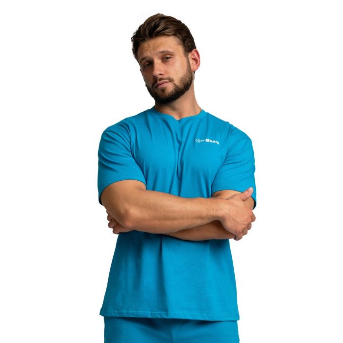 Limitless Oversized T-shirt Aquamarine - GymBeam XXL