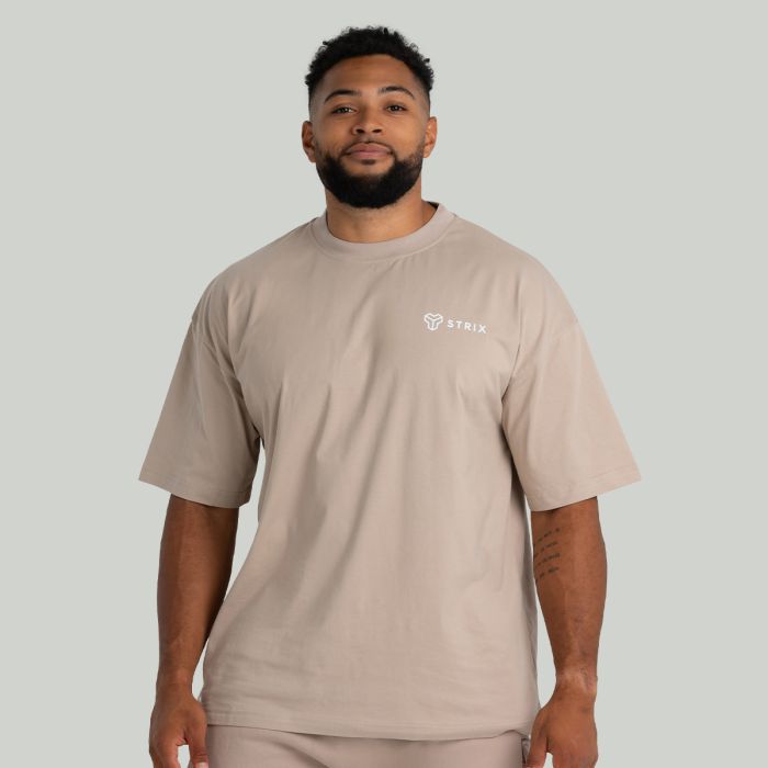 Oversized Tee Taupe - STRIX XL