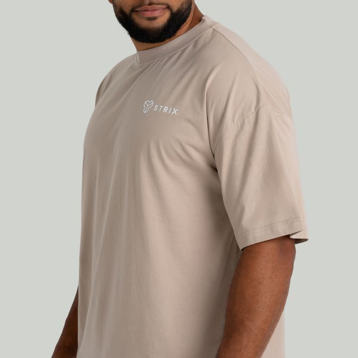 Oversized Tee Taupe - STRIX XL