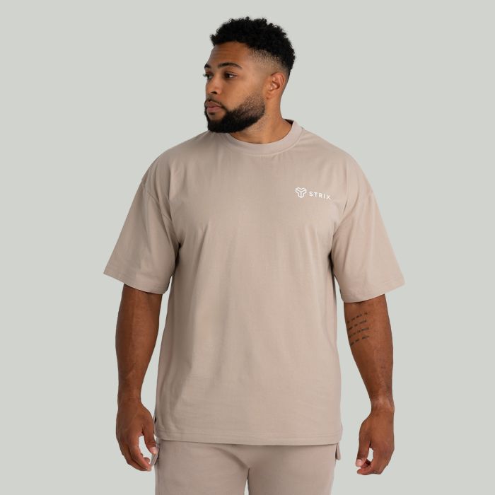 Oversized Tee Taupe - STRIX XL