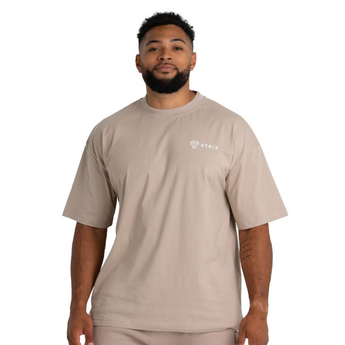 Oversized Tee Taupe - STRIX XL