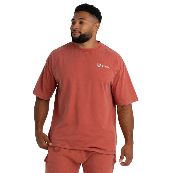 Oversized Tee Washed Terra - STRIX XL