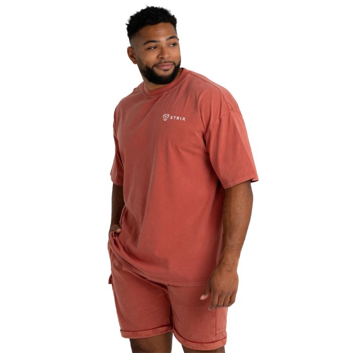 Oversized Tee Washed Terra - STRIX XL