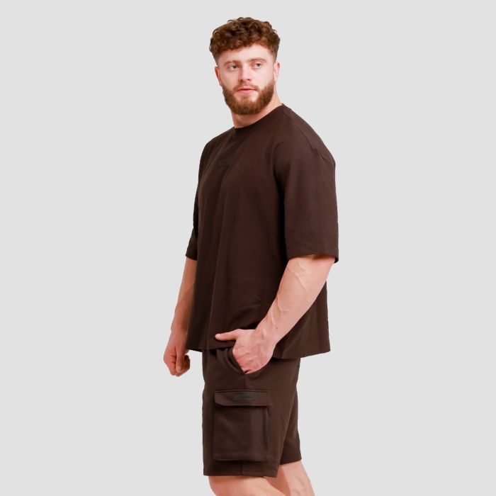 Oversized Unstoppable T-shirt Brown - GymBeam XXXL