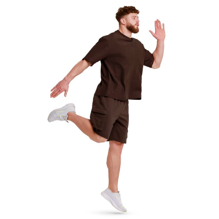 Oversized Unstoppable T-shirt Brown - GymBeam XXXL