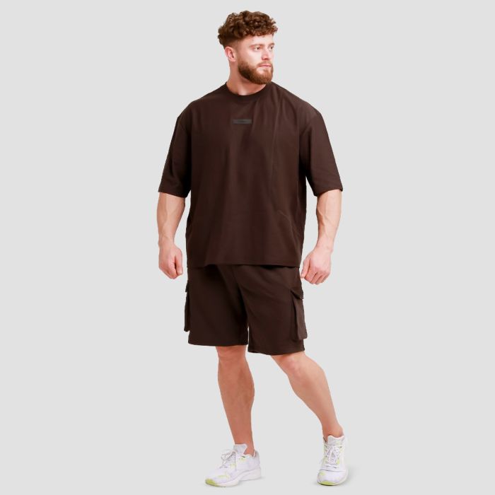 Oversized Unstoppable T-shirt Brown - GymBeam XXXL
