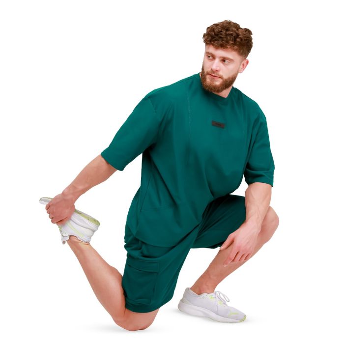 Oversized Unstoppable T-shirt Green - GymBeam XL
