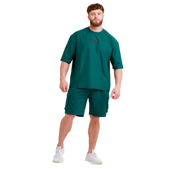 Oversized Unstoppable T-shirt Green - GymBeam XL
