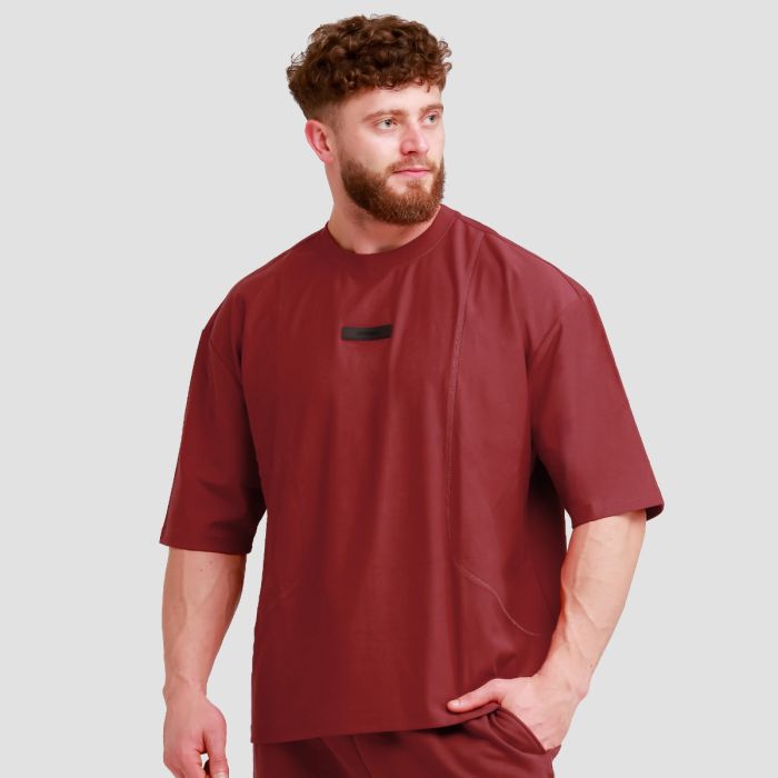 Oversized Unstoppable T-shirt Red - GymBeam L