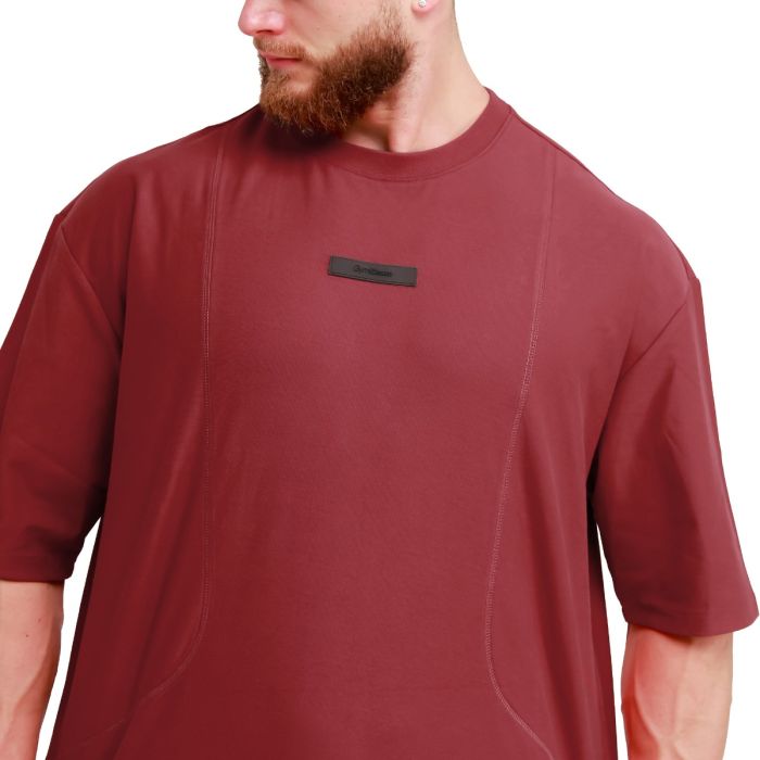 Oversized Unstoppable T-shirt Red - GymBeam L