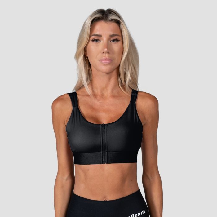 Prime Sports Bra Black - GymBeam XXL
