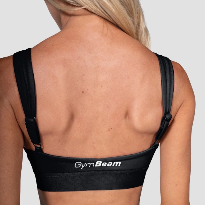 Prime Sports Bra Black - GymBeam XXL