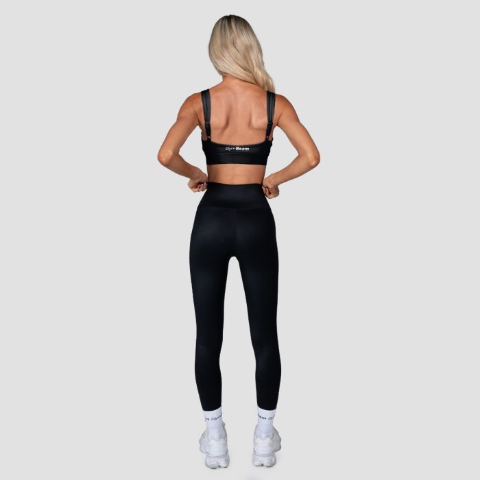 Prime Sports Bra Black - GymBeam XXL