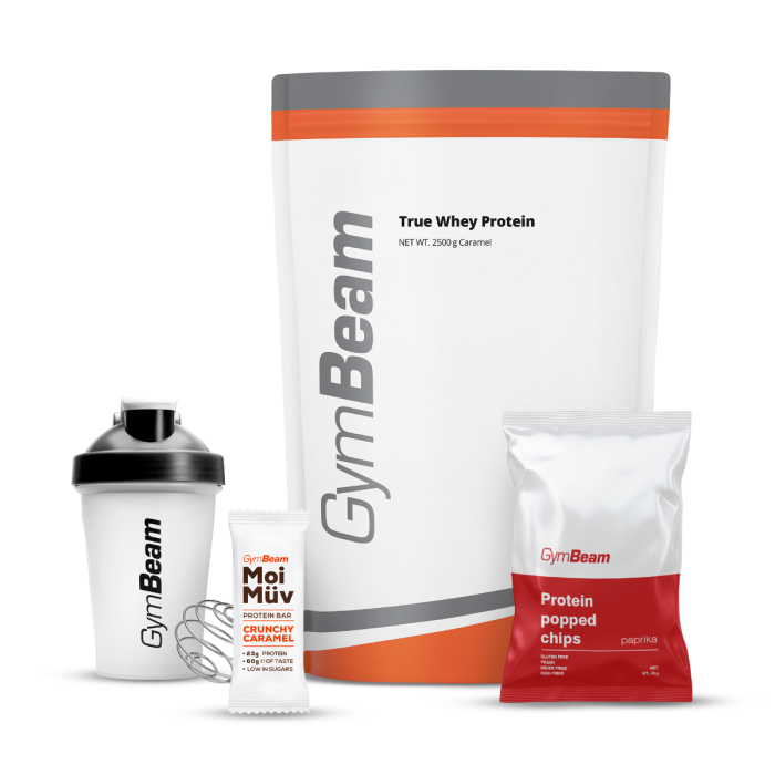 True Whey - GymBeam 2500 g - karamel - 00
