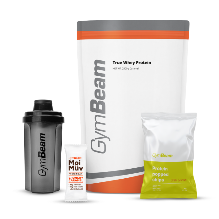 True Whey - GymBeam 2500 g - karamel - 00