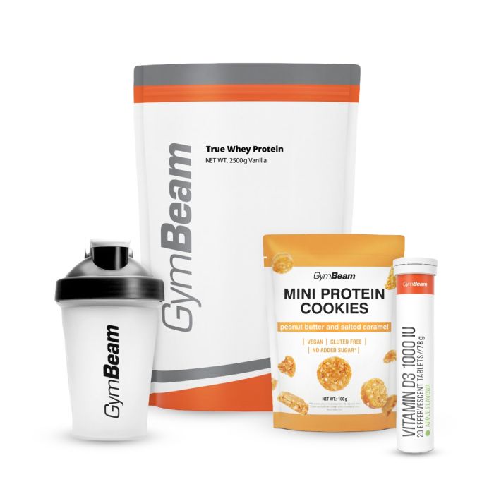 True Whey - GymBeam 2500 g - karamel - 00