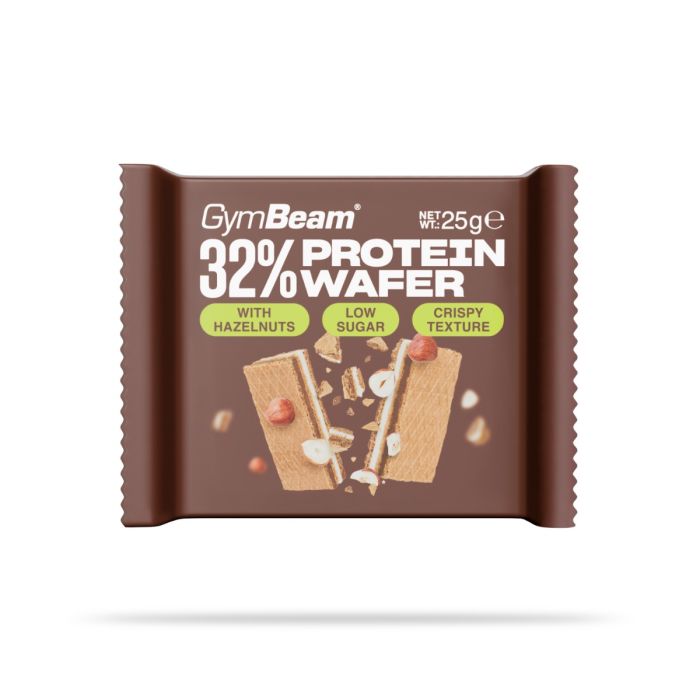 32% Protein Wafer - GymBeam 16 x 25 g - 00