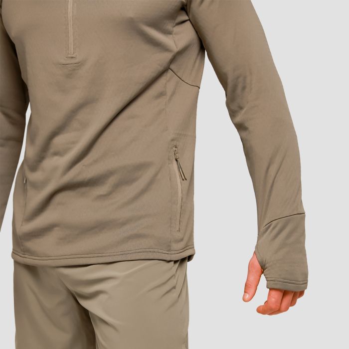 Pulse 1/2 Zip Running Sweatshirt Vetiver - GymBeam XXL