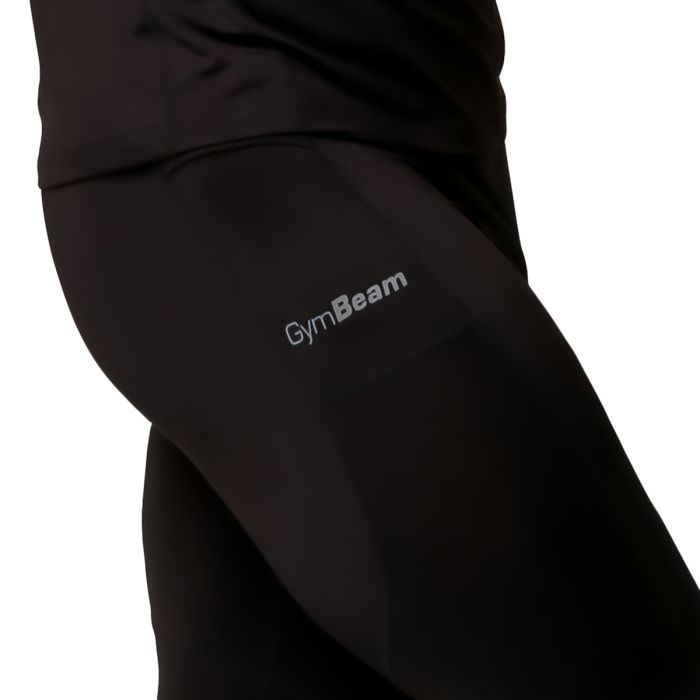 Pulse Running Leggings Black - GymBeam L
