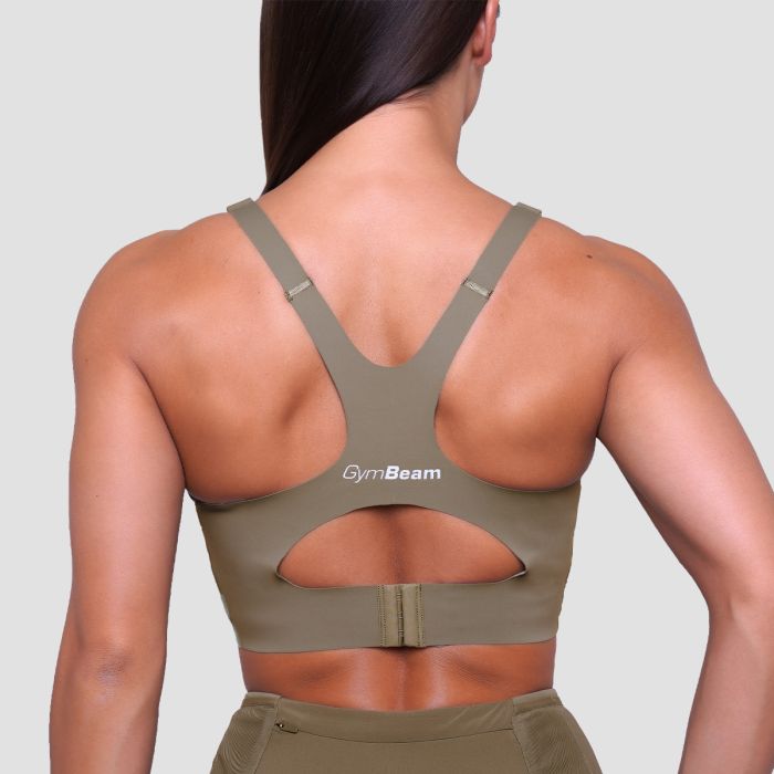 Pulse Running Sports Bra Vetiver - GymBeam L