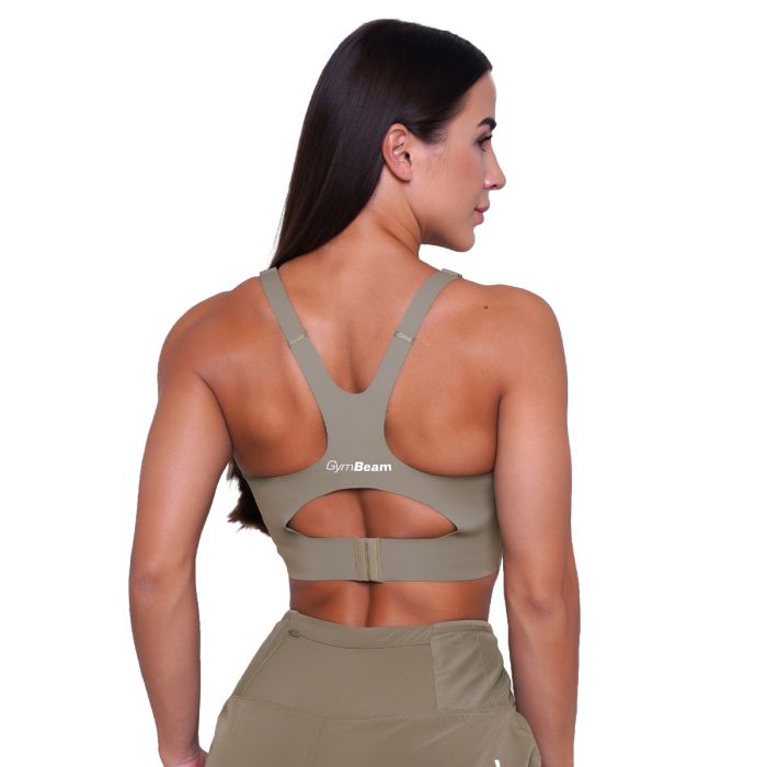 Pulse Running Sports Bra Vetiver - GymBeam L