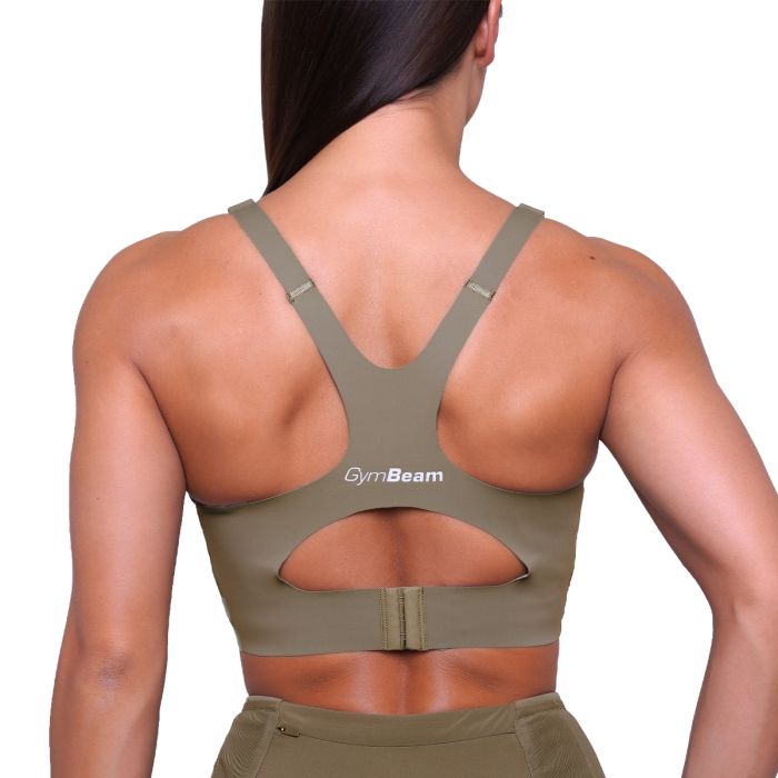 Pulse Running Sports Bra Vetiver - GymBeam L