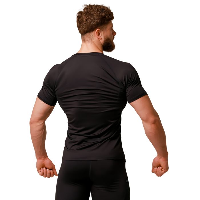 Pulse Running T-shirt Black - GymBeam XL