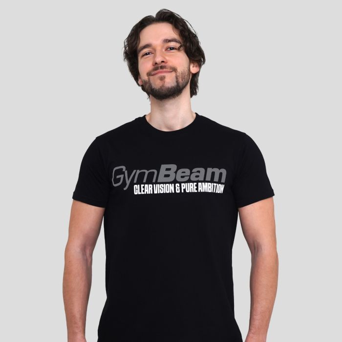 Pure Ambition T-shirt Black - GymBeam XXXL