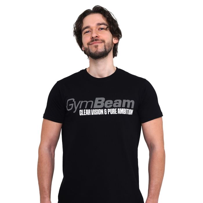 Pure Ambition T-shirt Black - GymBeam XXXL