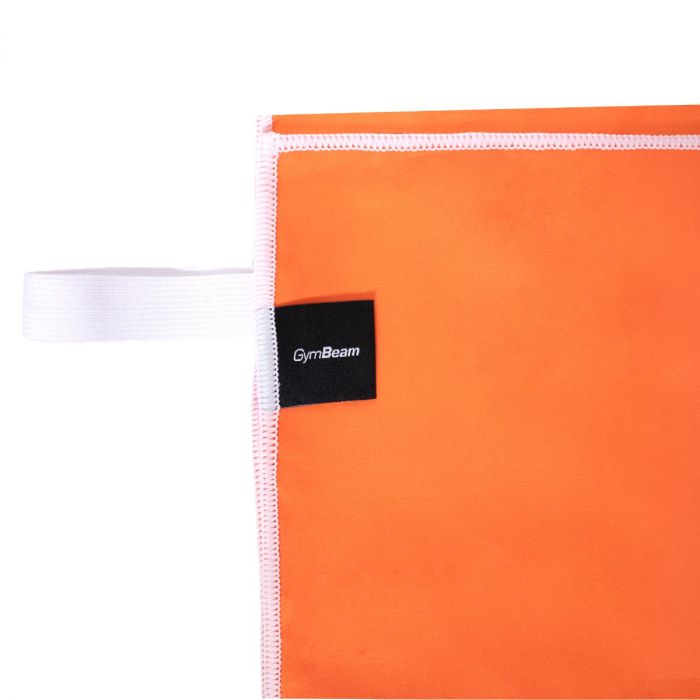 Quick drying sports towel Orange/White - GymBeam single_variant