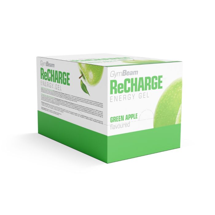 ReCharge Gel - GymBeam 16 x 75 g - green apple
