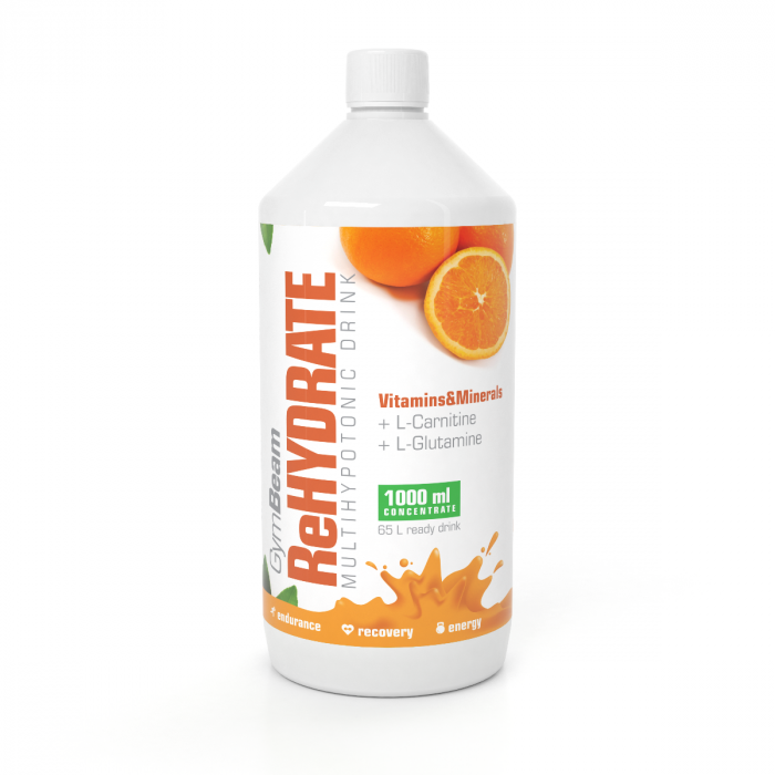 ReHydrate 1000 ml - GymBeam green tea lime