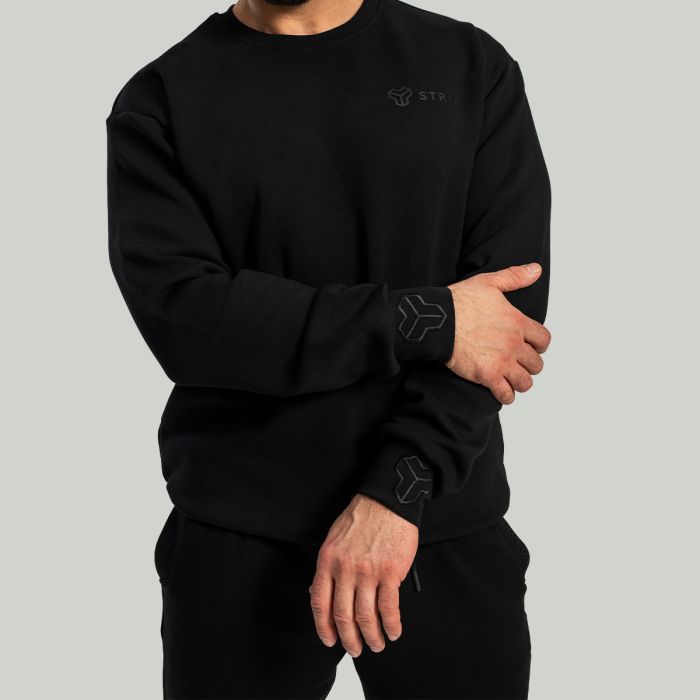 Relaxed Sweatshirt Black - STRIX S