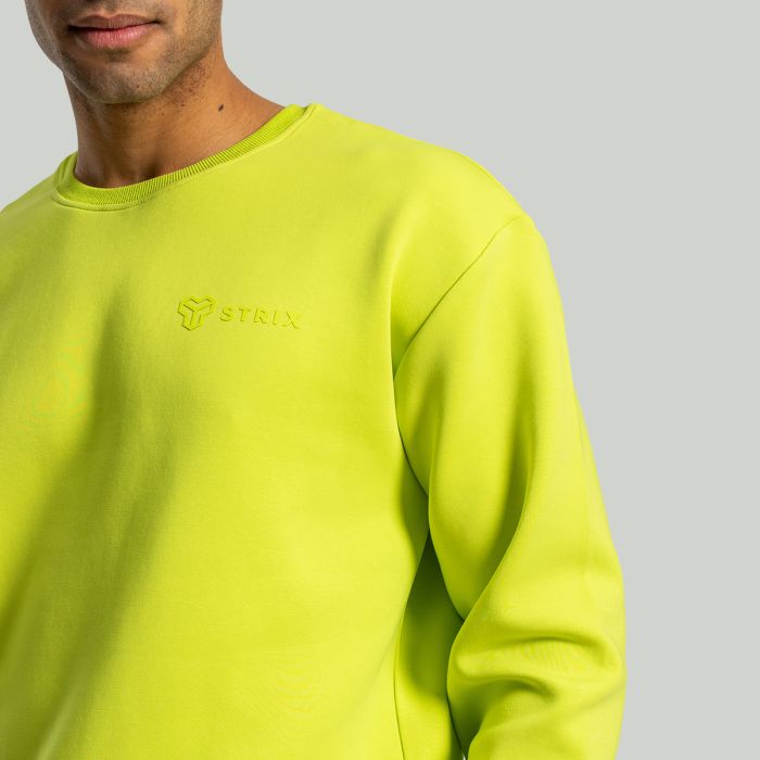 Relaxed Sweatshirt Chartreuse - STRIX XXL