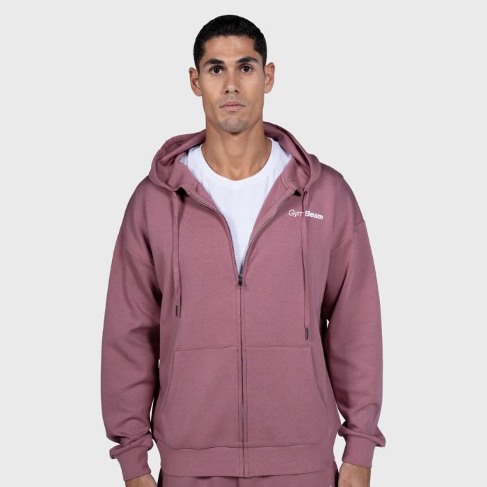 Relay Zip Hoodie Haze - GymBeam XXL
