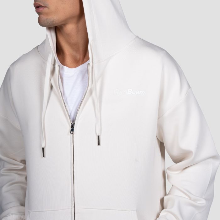 Relay Zip Hoodie Pearl - GymBeam XXL