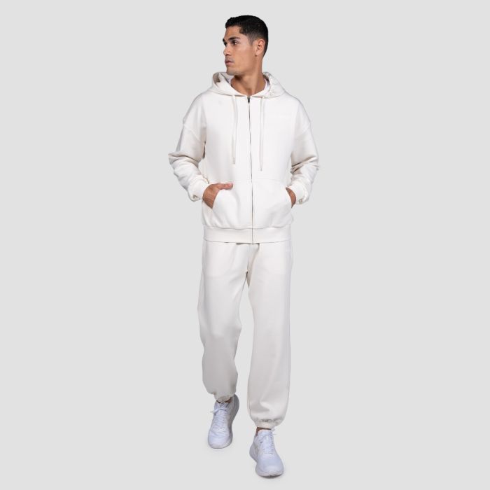 Relay Zip Hoodie Pearl - GymBeam XXL
