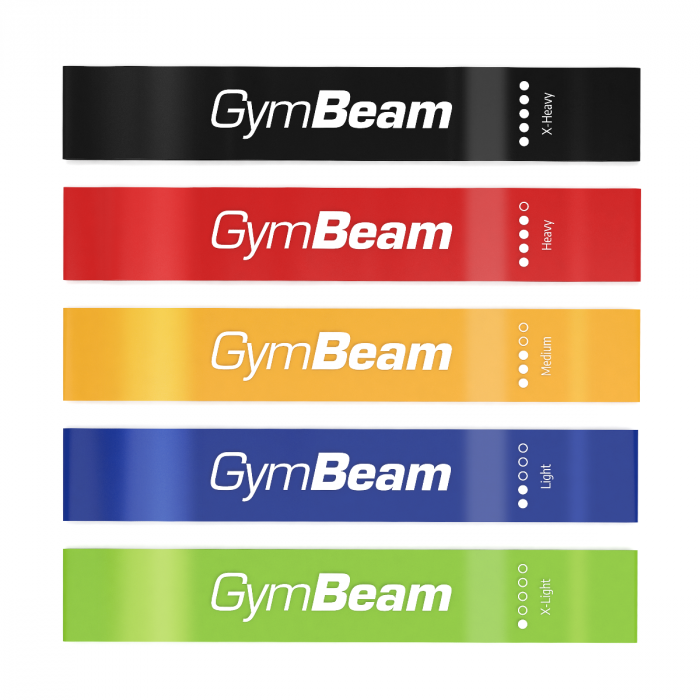 Resistance band set 5 - GymBeam single_variant