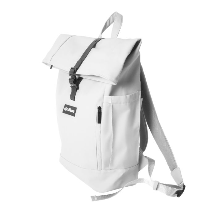 Rolltop Backpack White - GymBeam single_variant