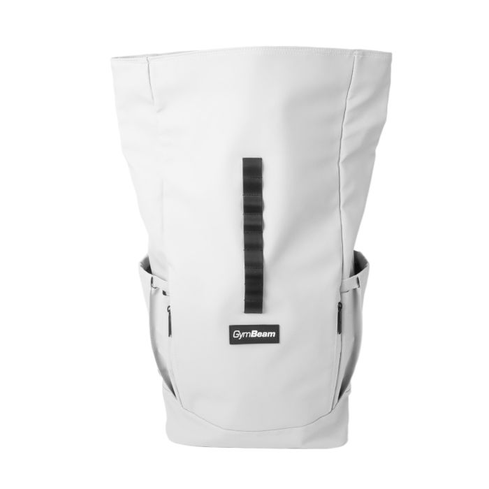 Rolltop Backpack White - GymBeam single_variant